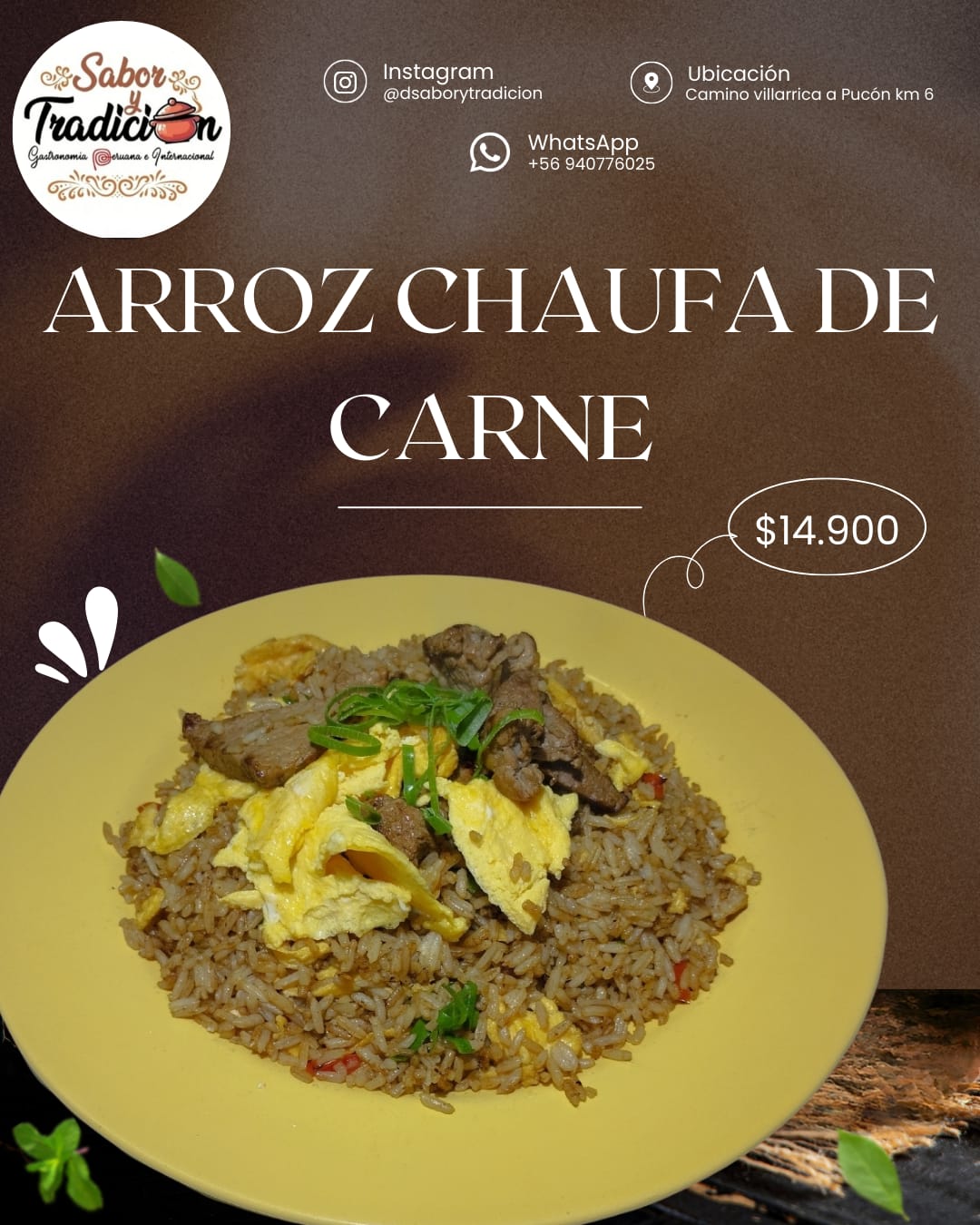 Arroz chaufa de carne