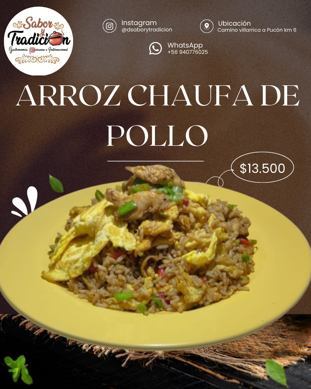 Arroz chaufa de pollo