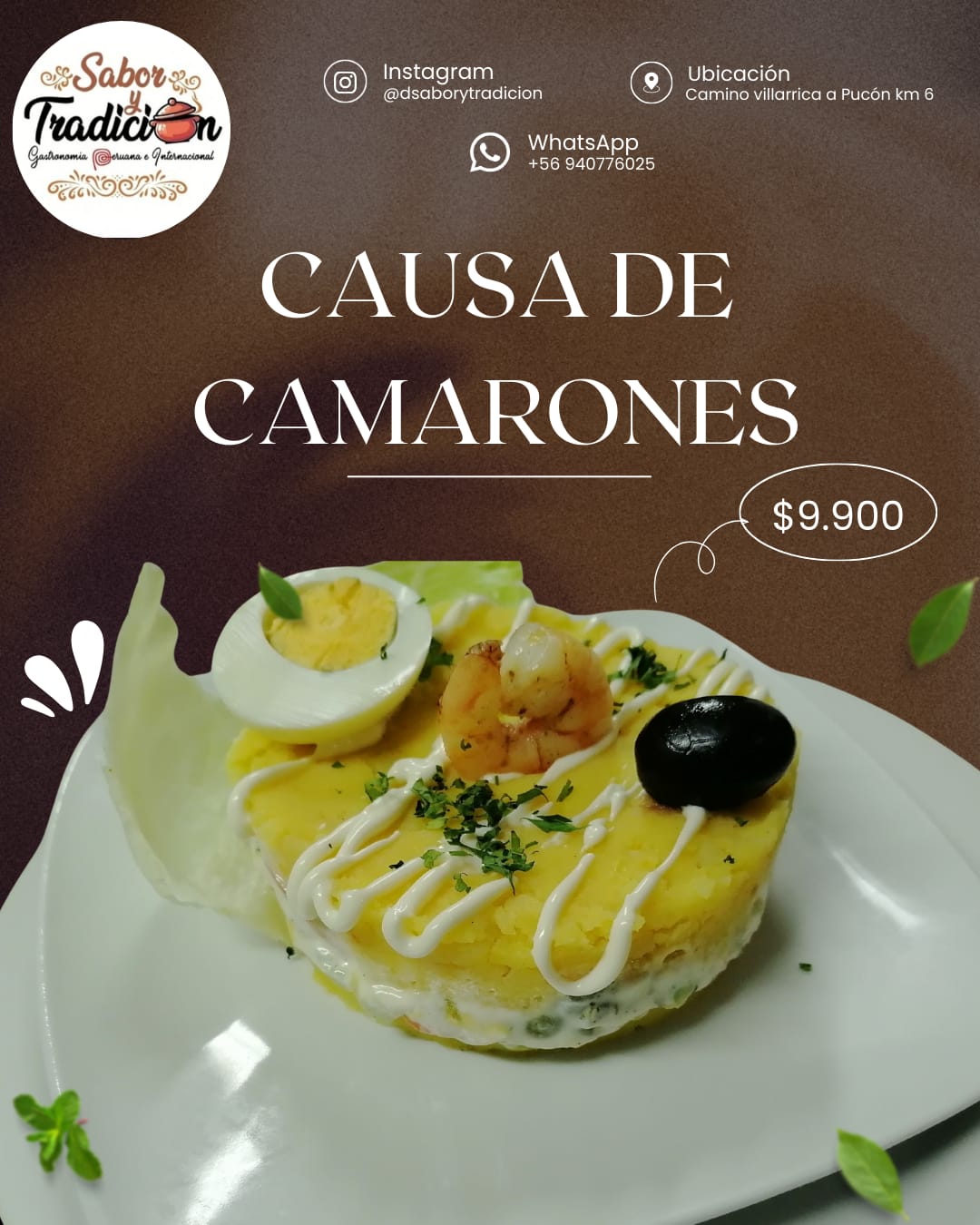 Causa de camarones