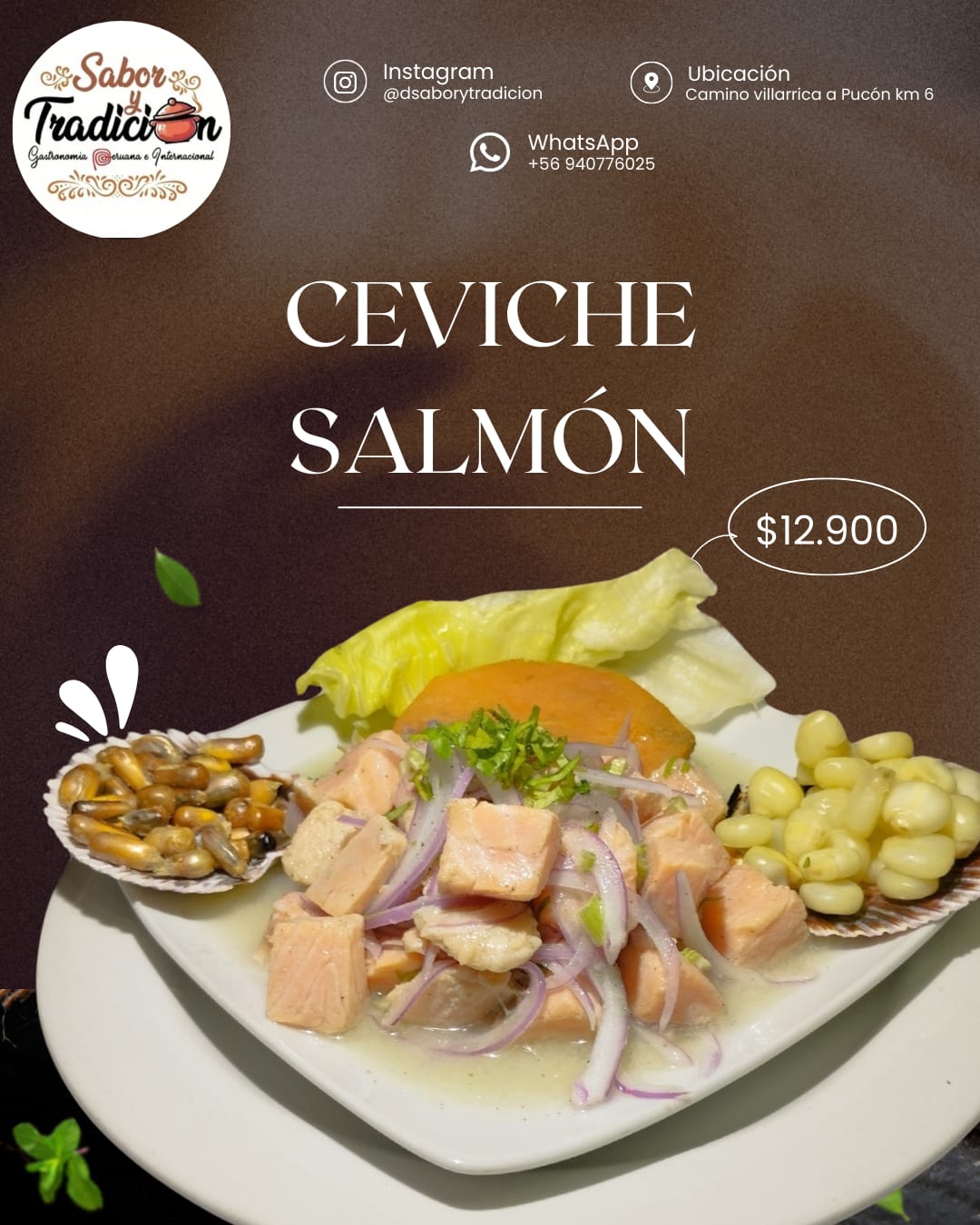 Ceviche de salmon