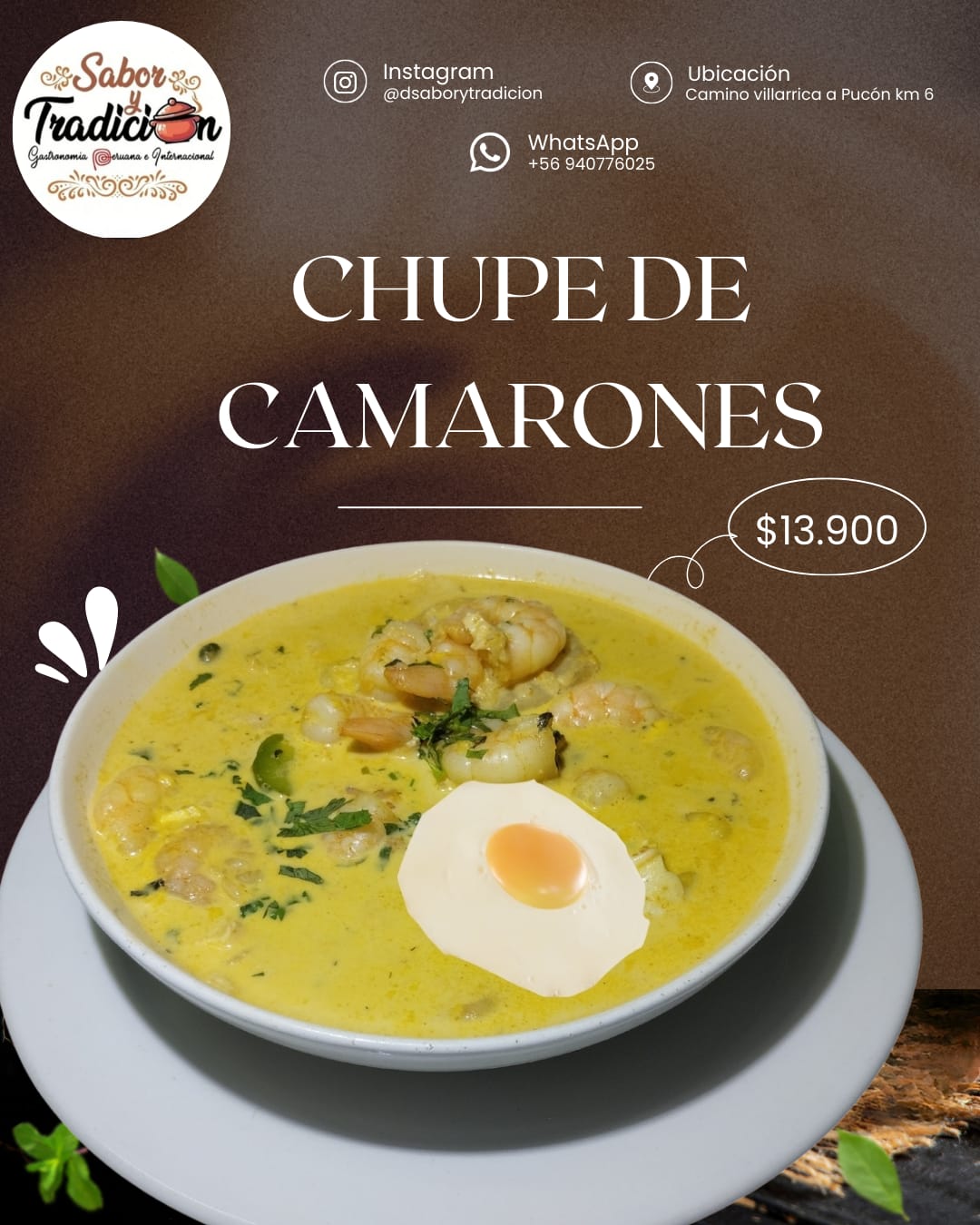 Chupe de camarones