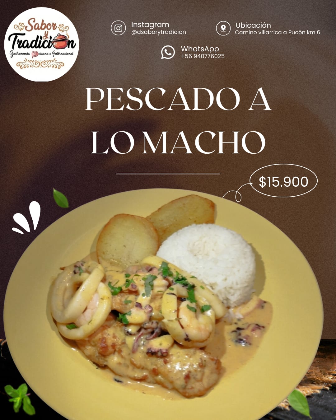 Pescado a lo macho