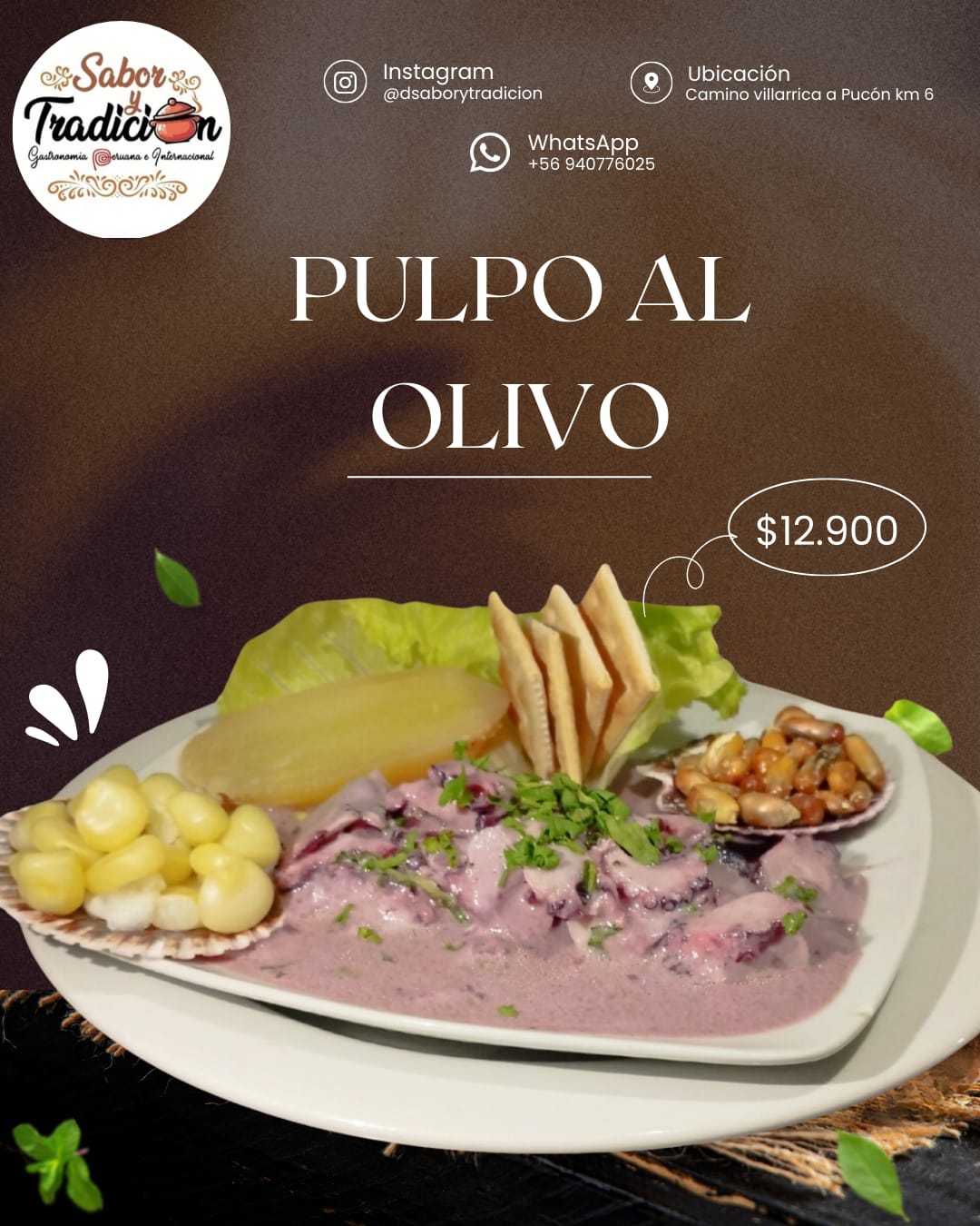 Pulpo al olivo