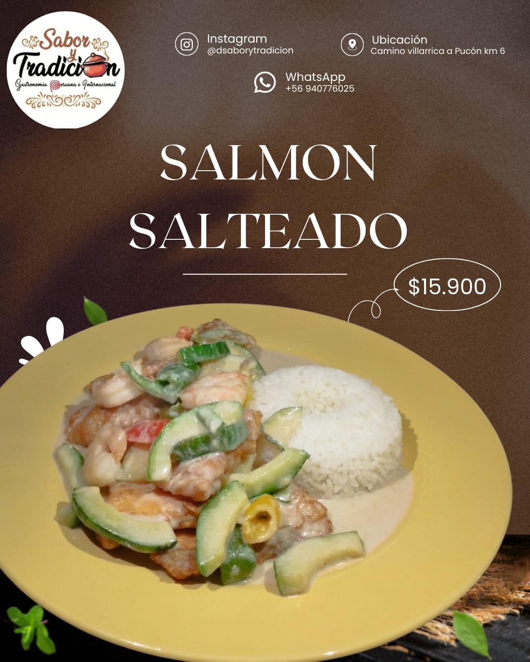 Salmon salteado