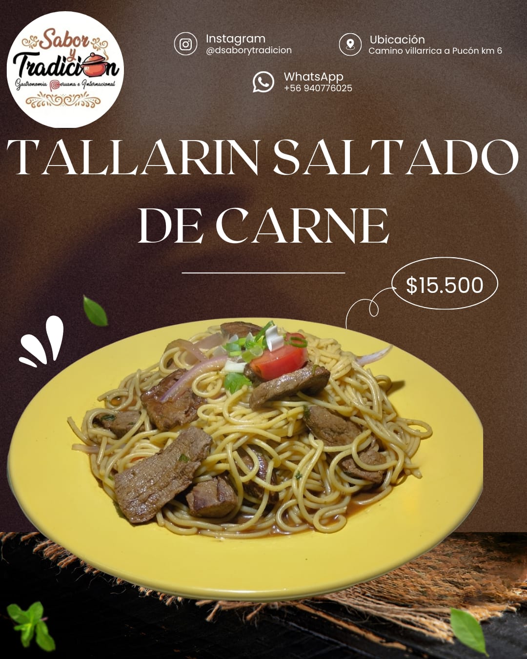 Tallarin Saltado de Carne