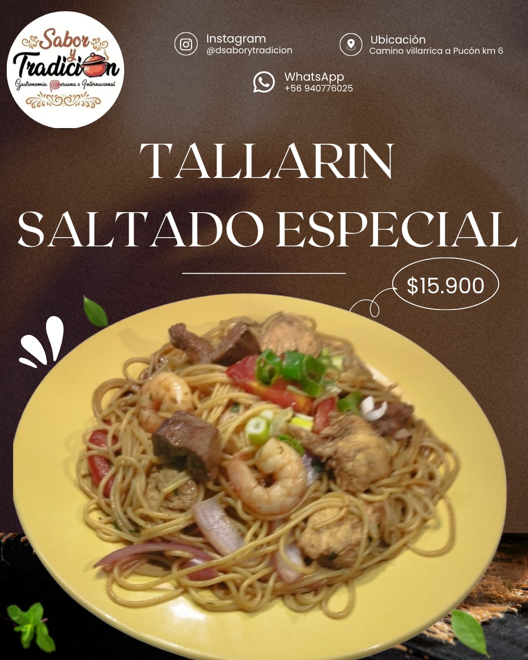 Tallarin saltado especial